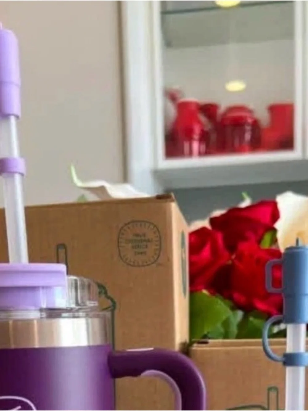 Tupperware Big T Straw Topper Tumblers Covers Set of 4 Silicone New